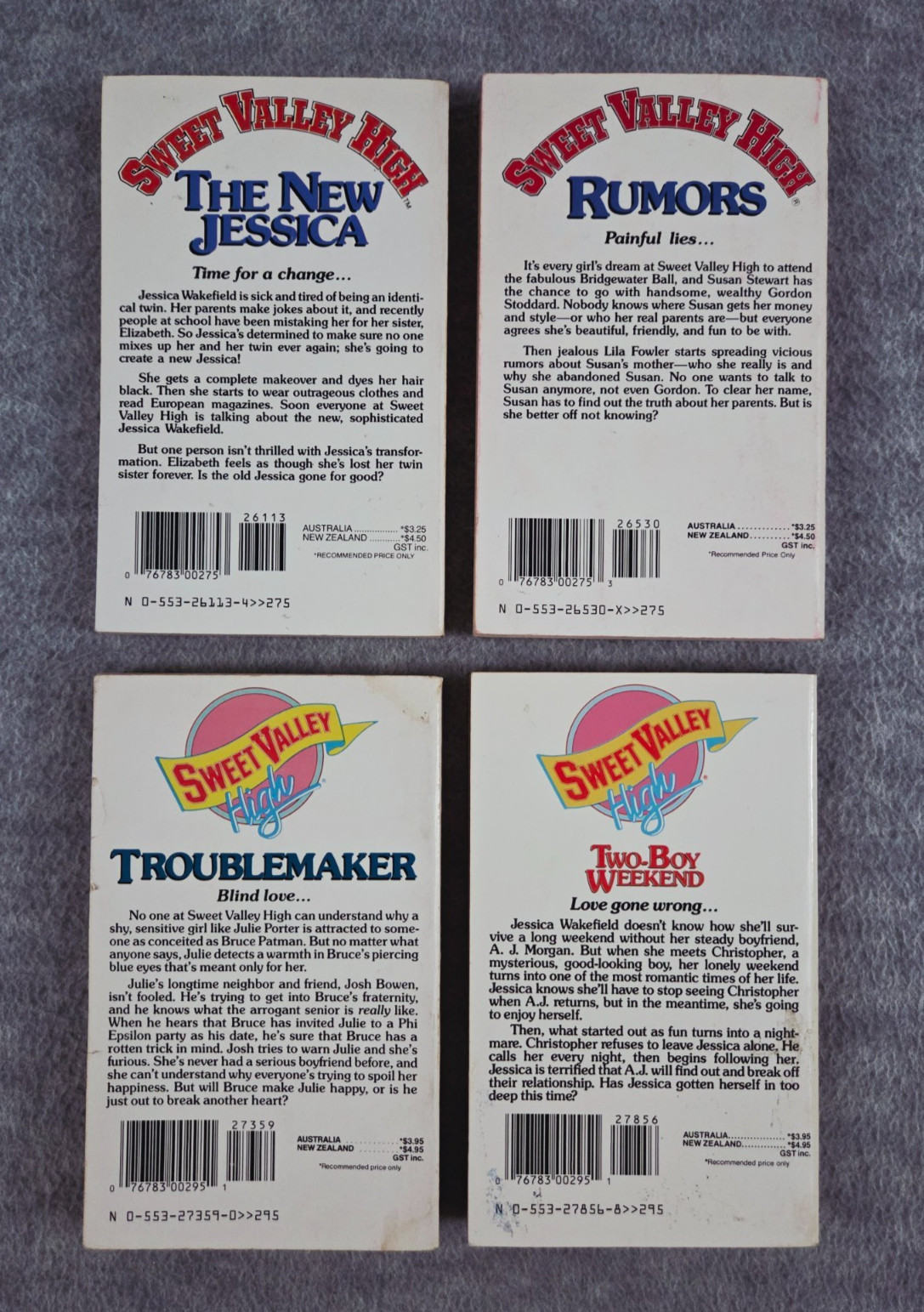 Sweet Valley High 21 Paperback Regular & Super Edition 1980s Lot
