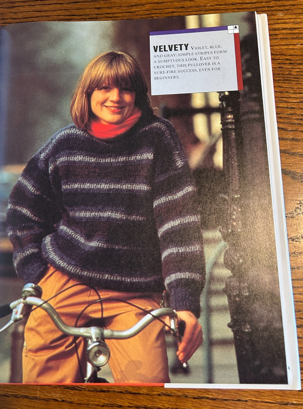 Glorious Crocheted Sweaters 1989 Nola Theiss 144 Pages HC Dust Jacket Vintage