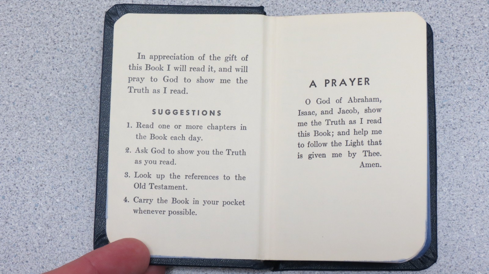 New Testament – Old Testament Prophecy Edition – hardcover – Very nice