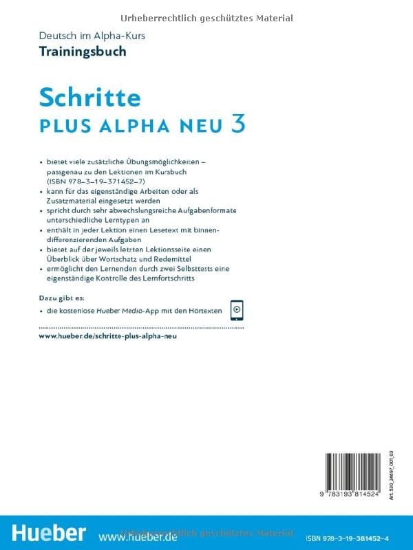 Anja Böttinger Schritte plus Alpha Neu 3: Deutsch im Alph (Broschre) (UK IMPORT)