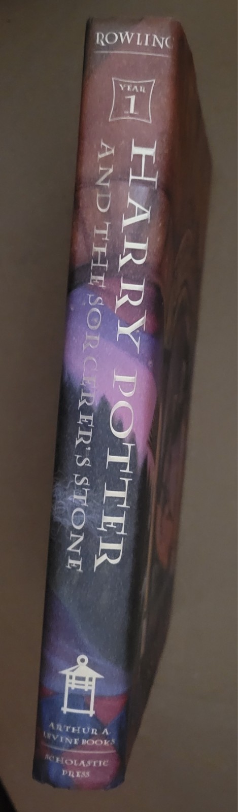 1998 1st US Edition Year 1 HARRY POTTER AND THE SORCERER’S STONE J. K. Rowling