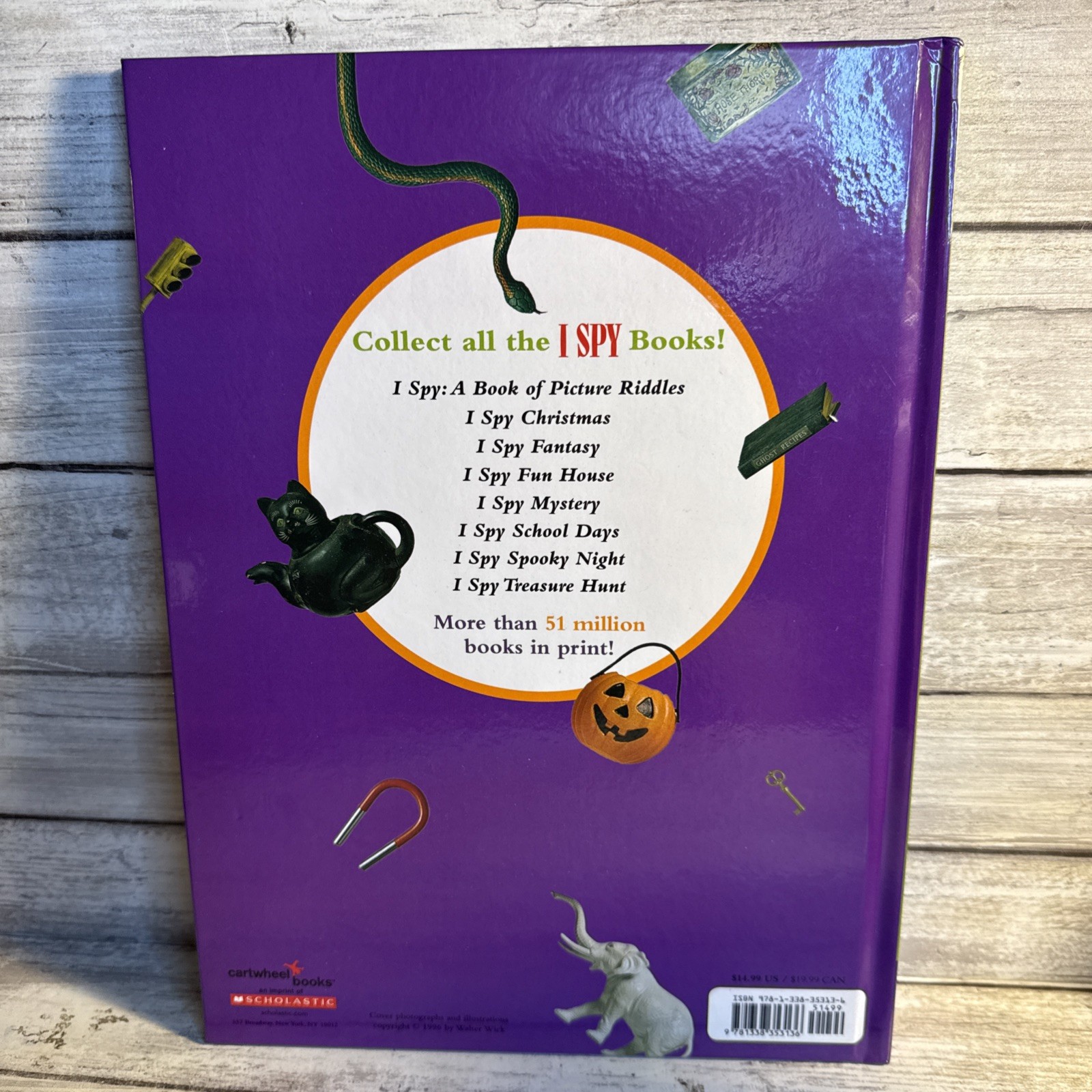 New! I Spy Spooky Night A Book of Picture Riddles (Hardback or Cased Book)