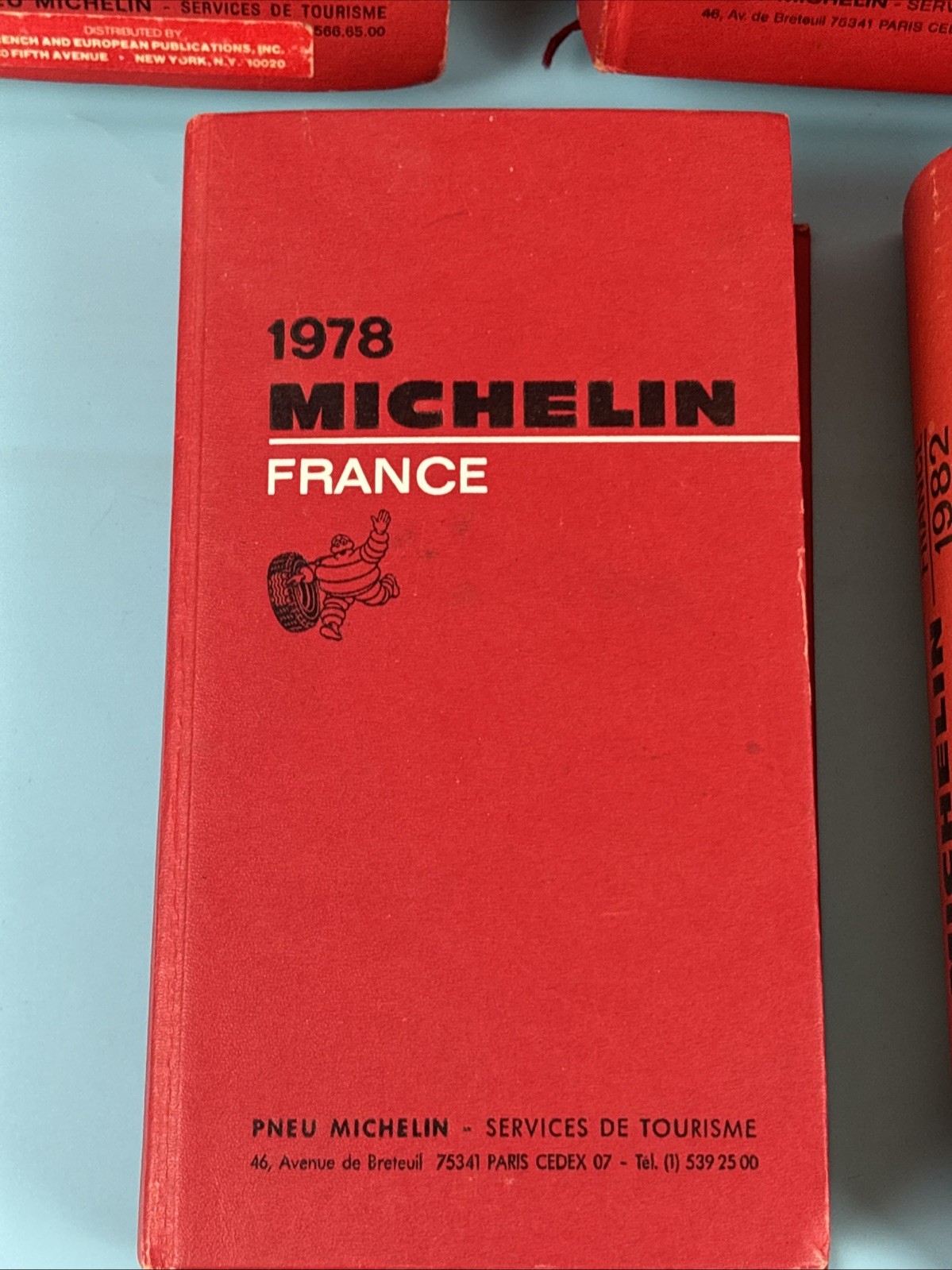 1972/73/75/78/82 Michelin France Hardcovers Travel Guides Restaurants Maps Rare!