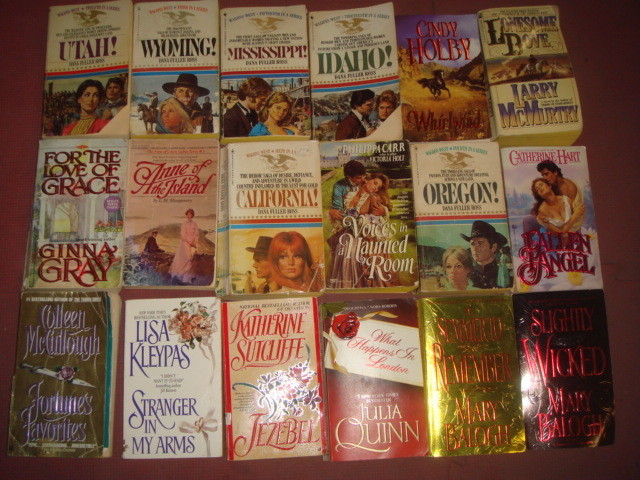 Lot of 10 HISTORICAL ROMANCE Paperback Books Popular Love RANDOM UNSEARCHED MIX