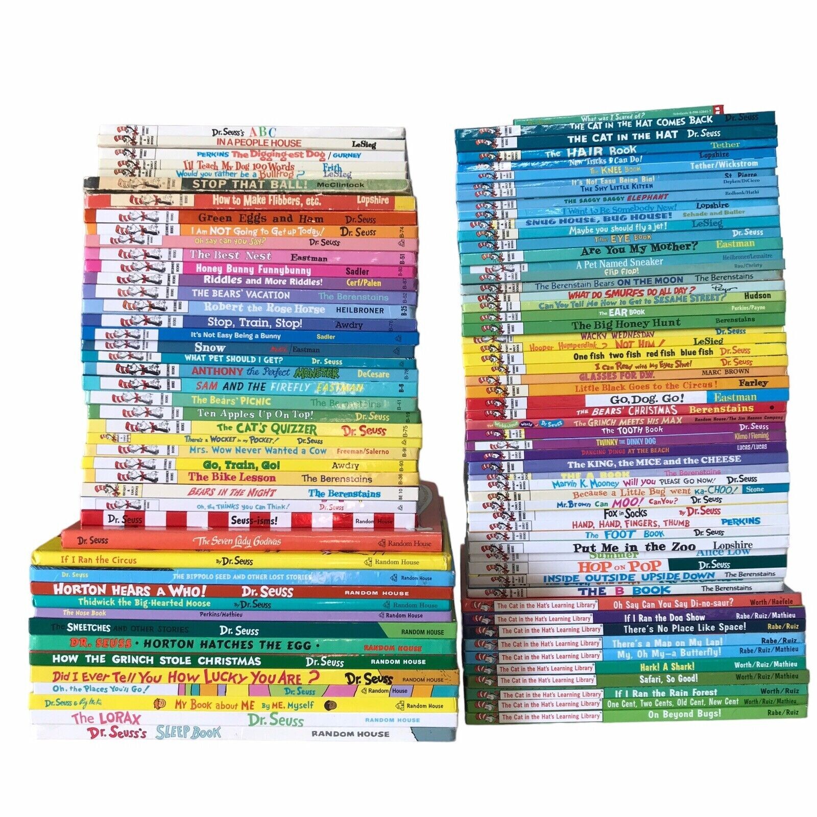 10 Dr. Seuss Beginner Bright and Early Books! Random, Mixxed & Unsorted Book Lot
