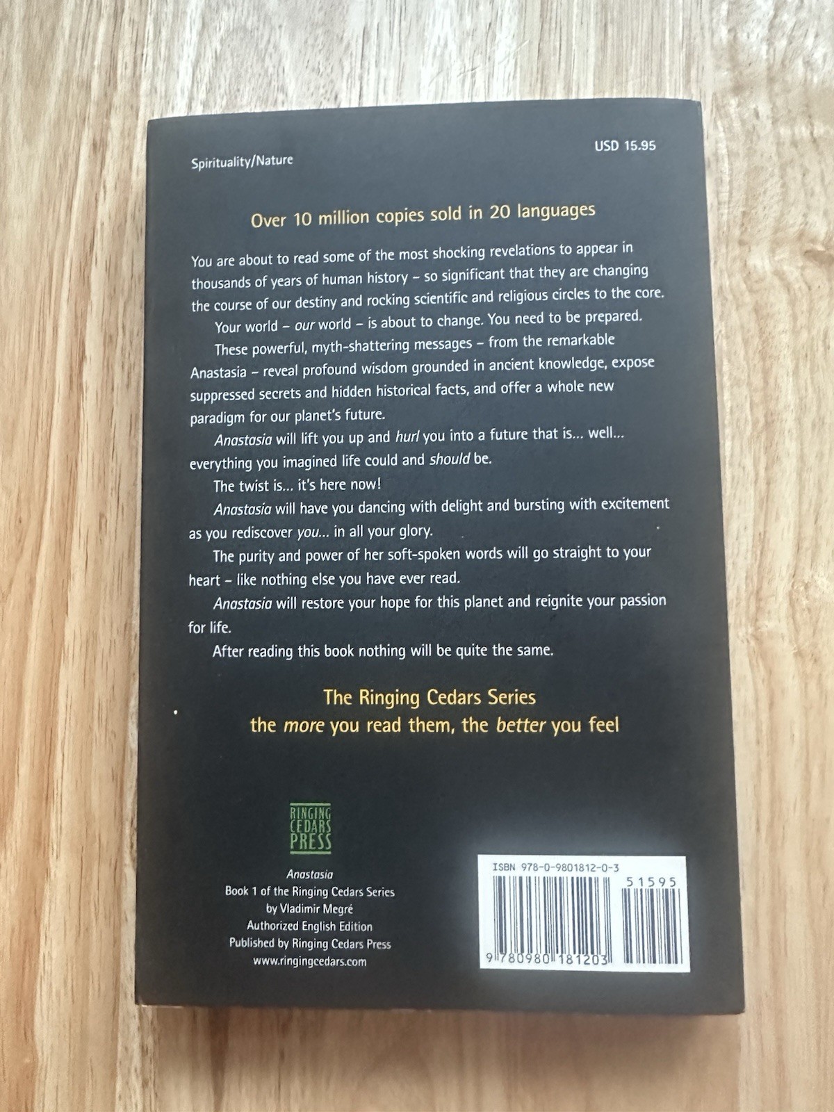 Anastasia (The Ringing Cedars Series, Book 1) Vladimir Megre See Description