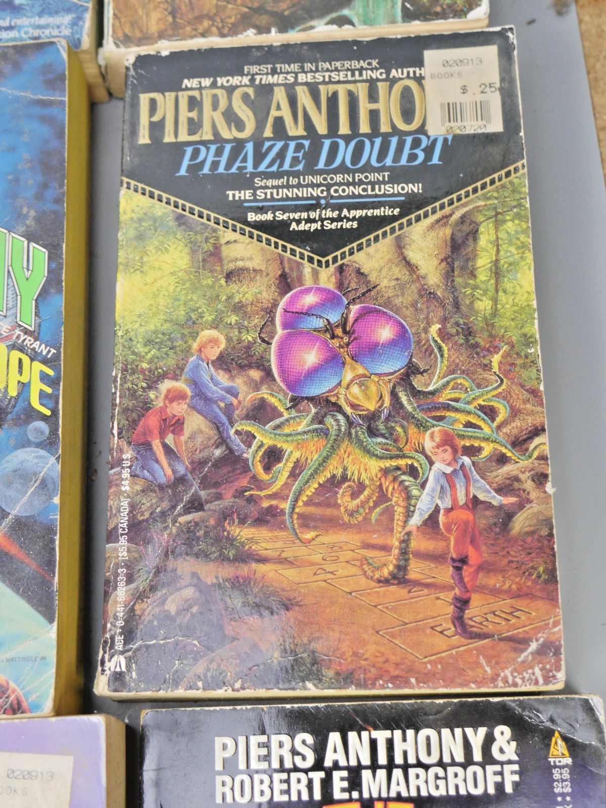 Vintage Xanth Novels Lot 9 Piers Anthony Del Rey Paperback Fantasy Sci Fi 1980s