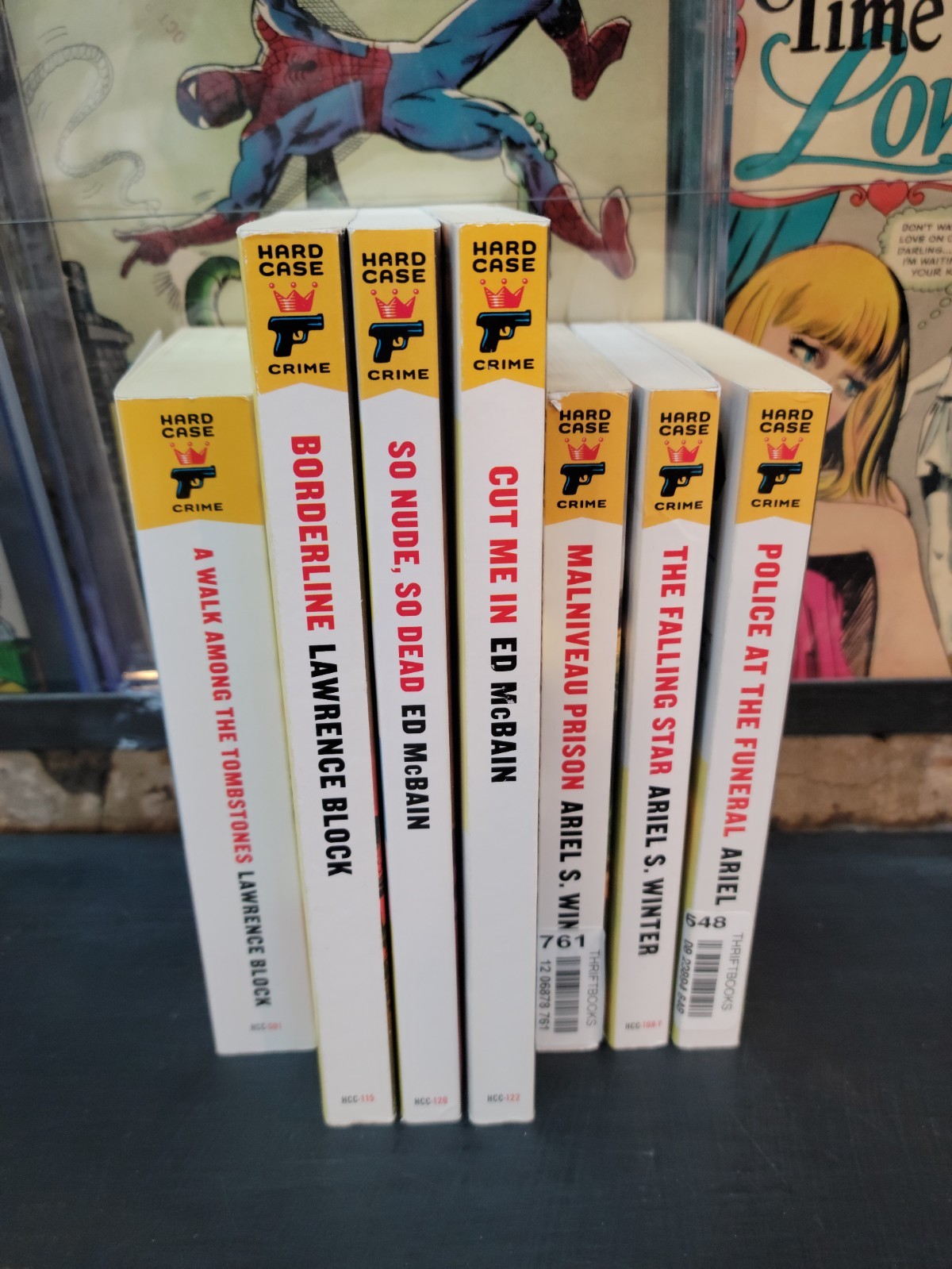 Lawrence Block / Ed McBain / Ariel S Winter Lot of 7 Books – HARD CASE CRIME