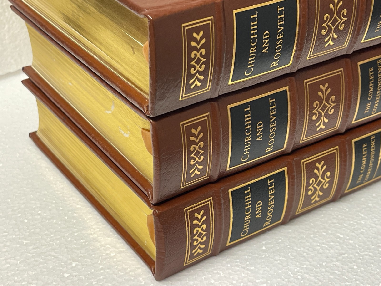 Easton Press Churchill & Roosevelt /Complete Correspondence Full Leather 1933-45
