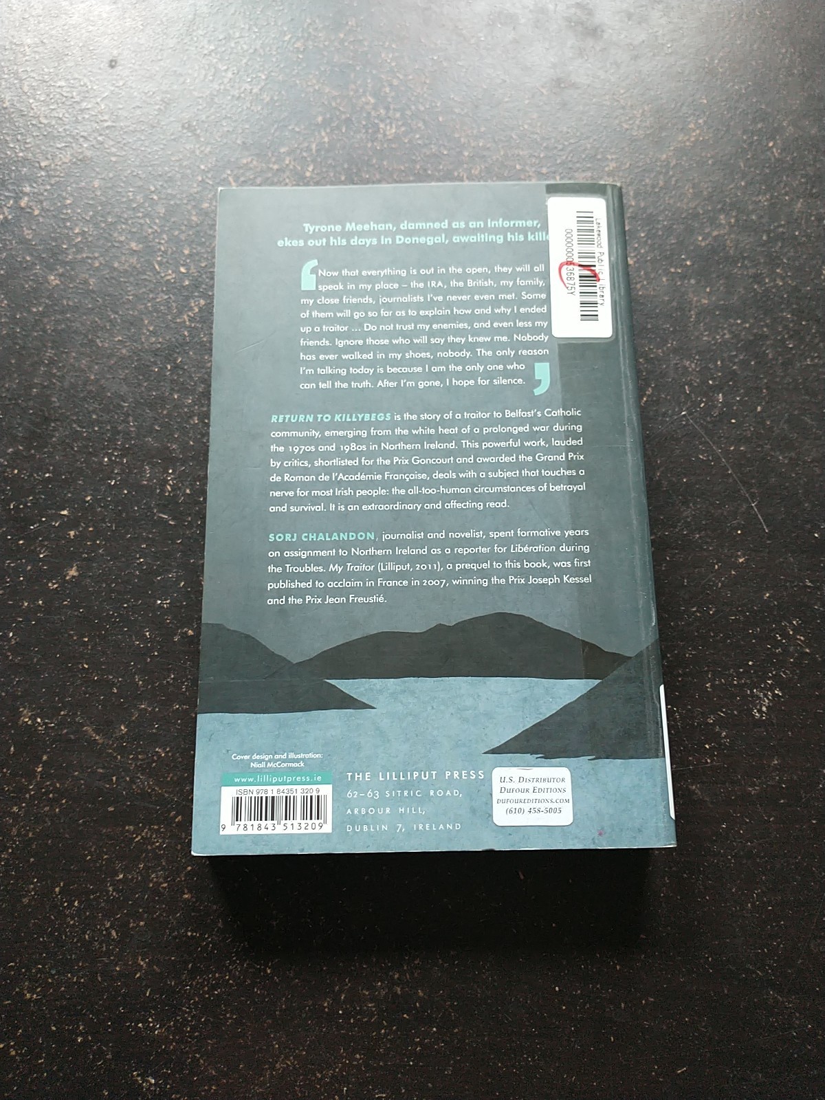 Return to Killybegs by Sorj Chalandon (2013, Trade Paperback) Ex-library