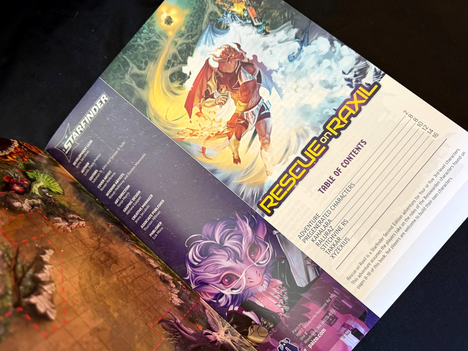 Free RPG Day 2026 Starfinder Rescue on Raxil sci-fantasy adventure 3rd lvl Paizo
