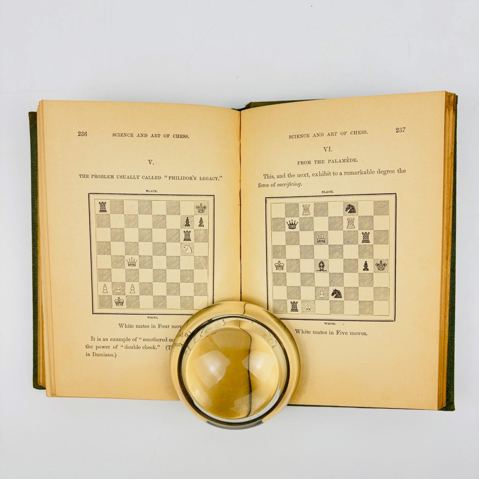 Science and Art of Chess J. Monroe 1859 First Edition Chess Strategy Scribner