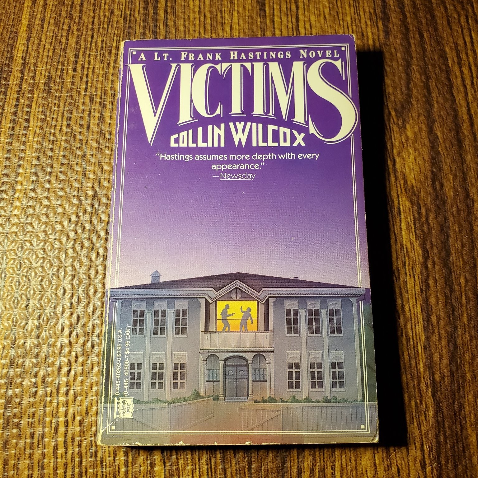 Victims Collin Wilcox 1986 First Mysterious Press Paperback Mystery