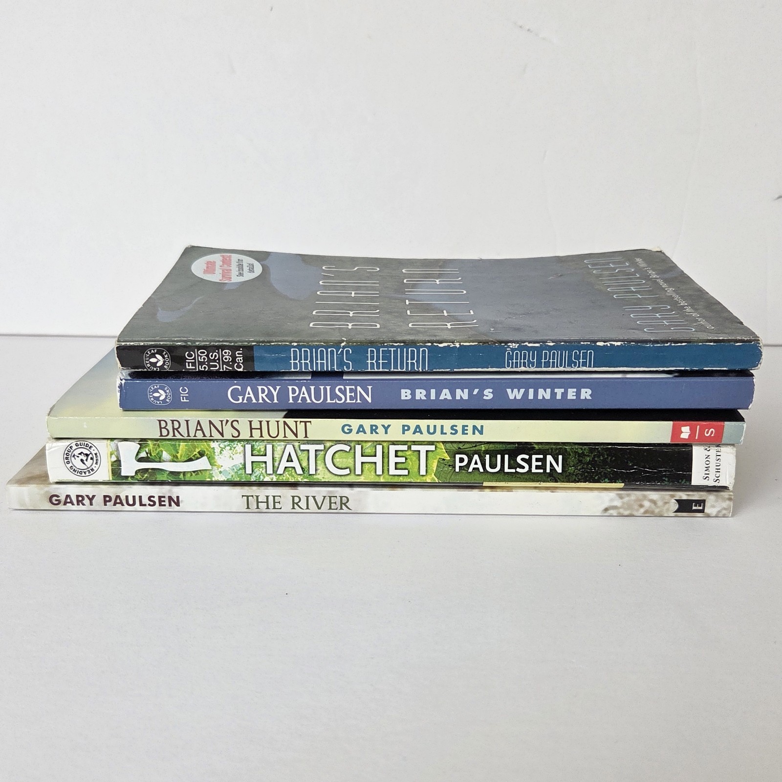 Hatchet COMPLETE Brian’s Saga Gary Paulsen Series SET Lot Books (1-5) Paperback