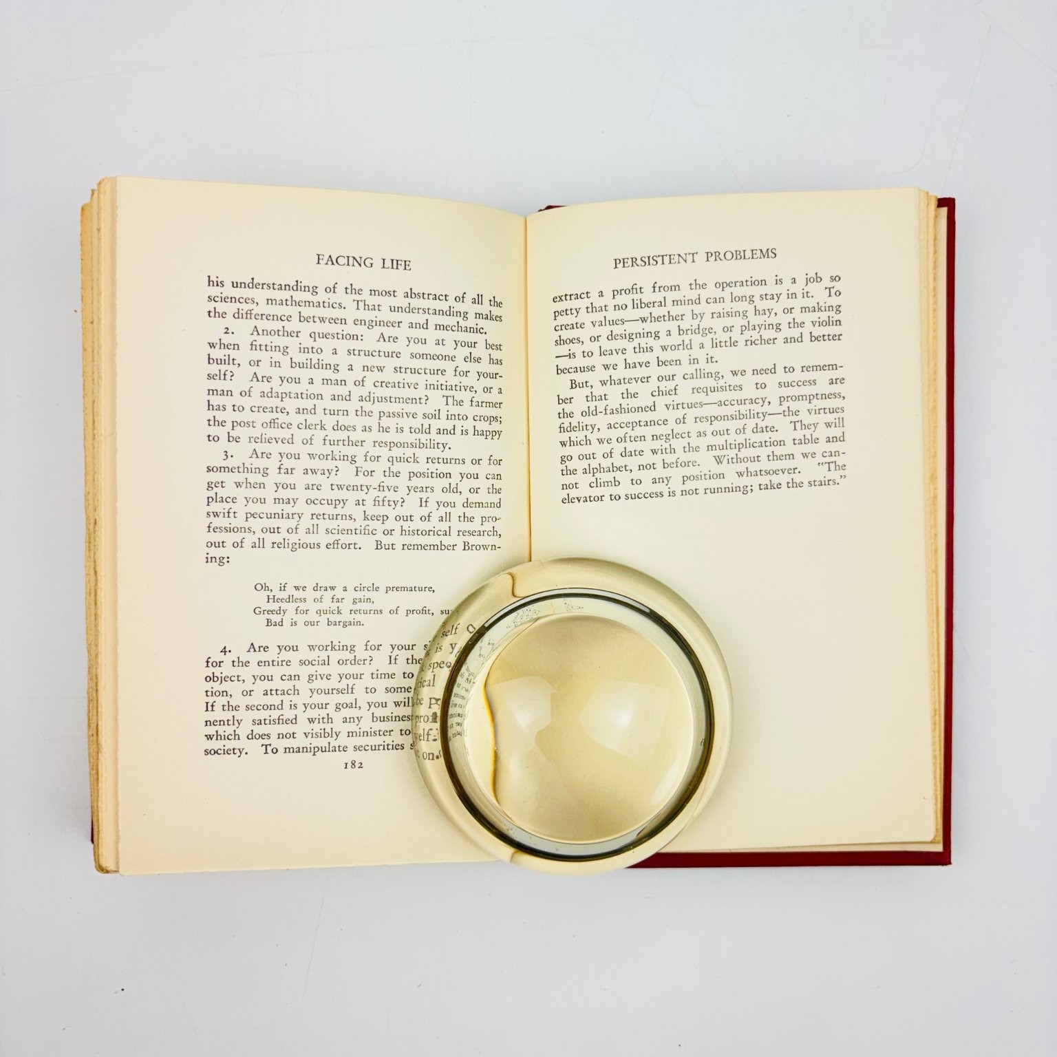Facing Life WHP Faunce 1942 Association Copy Inscribed & Signed by Author’s Wife