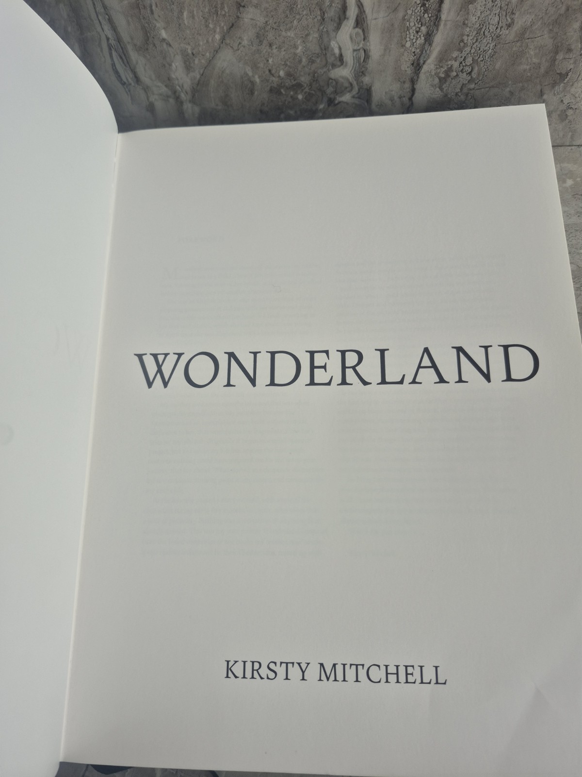 Wonderland by Kirsty Mitchell Illustrated Photography Color Photo HC Book