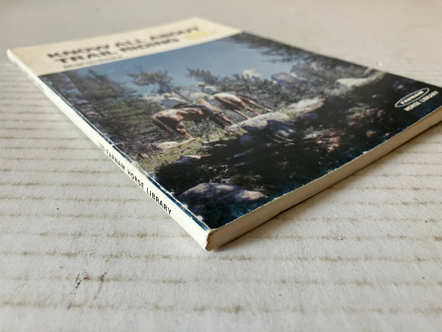 Know All About Trail Riding Sharon Saare Horse Library Vintage Equestrian PB