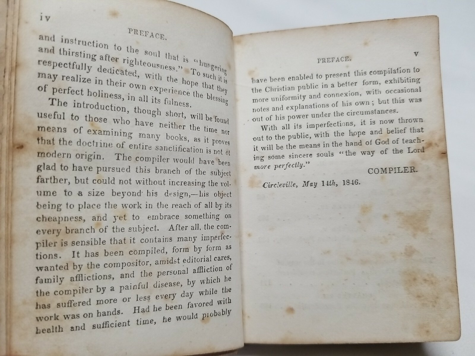 1846 THE PERFECT CHRISTIAN – A Condensed View Of The Doctrine of Bible 174+ yrs