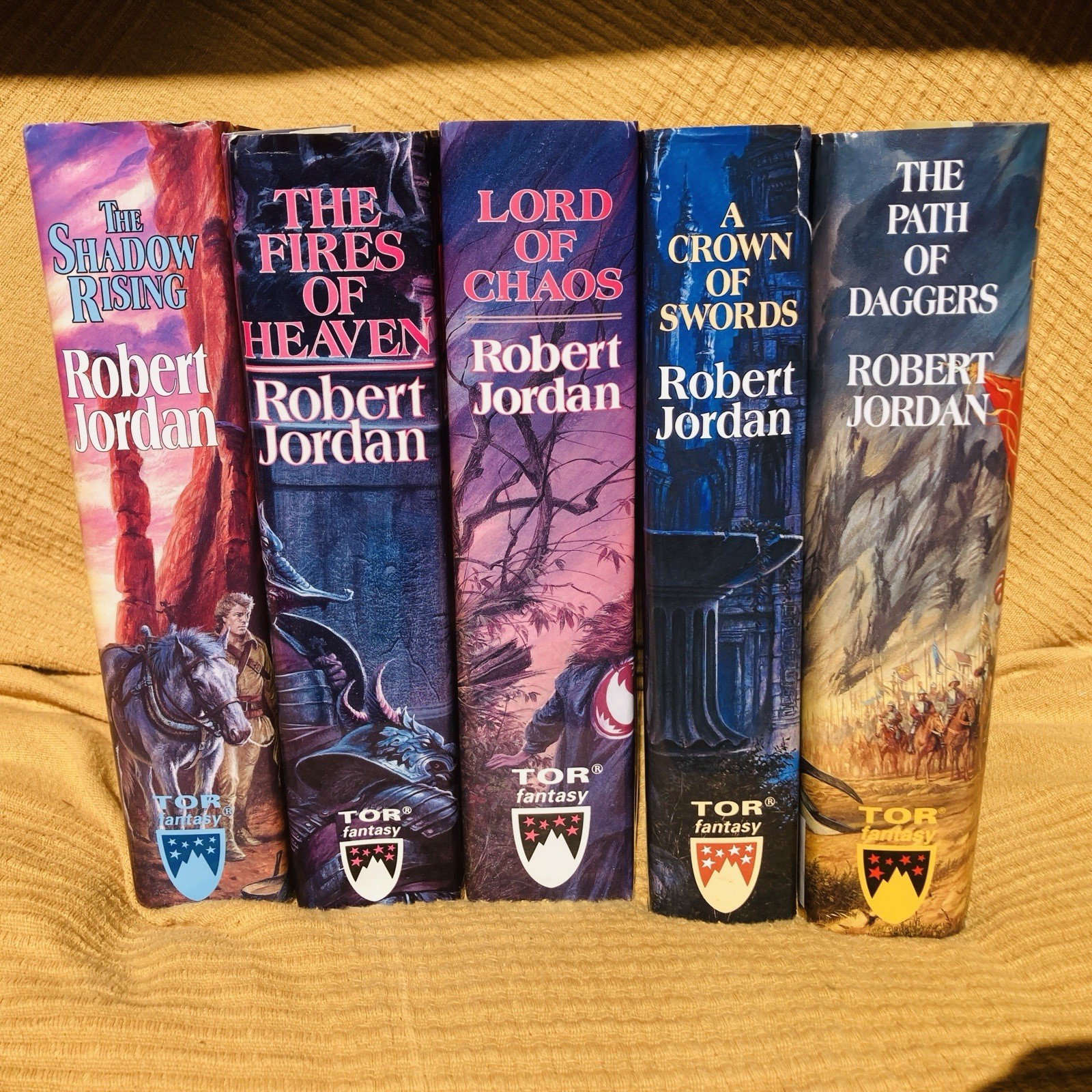 The Wheel of Time Robert Jordan Hard C. Original Year Printing Lot 4, 5, 6, 7, 8
