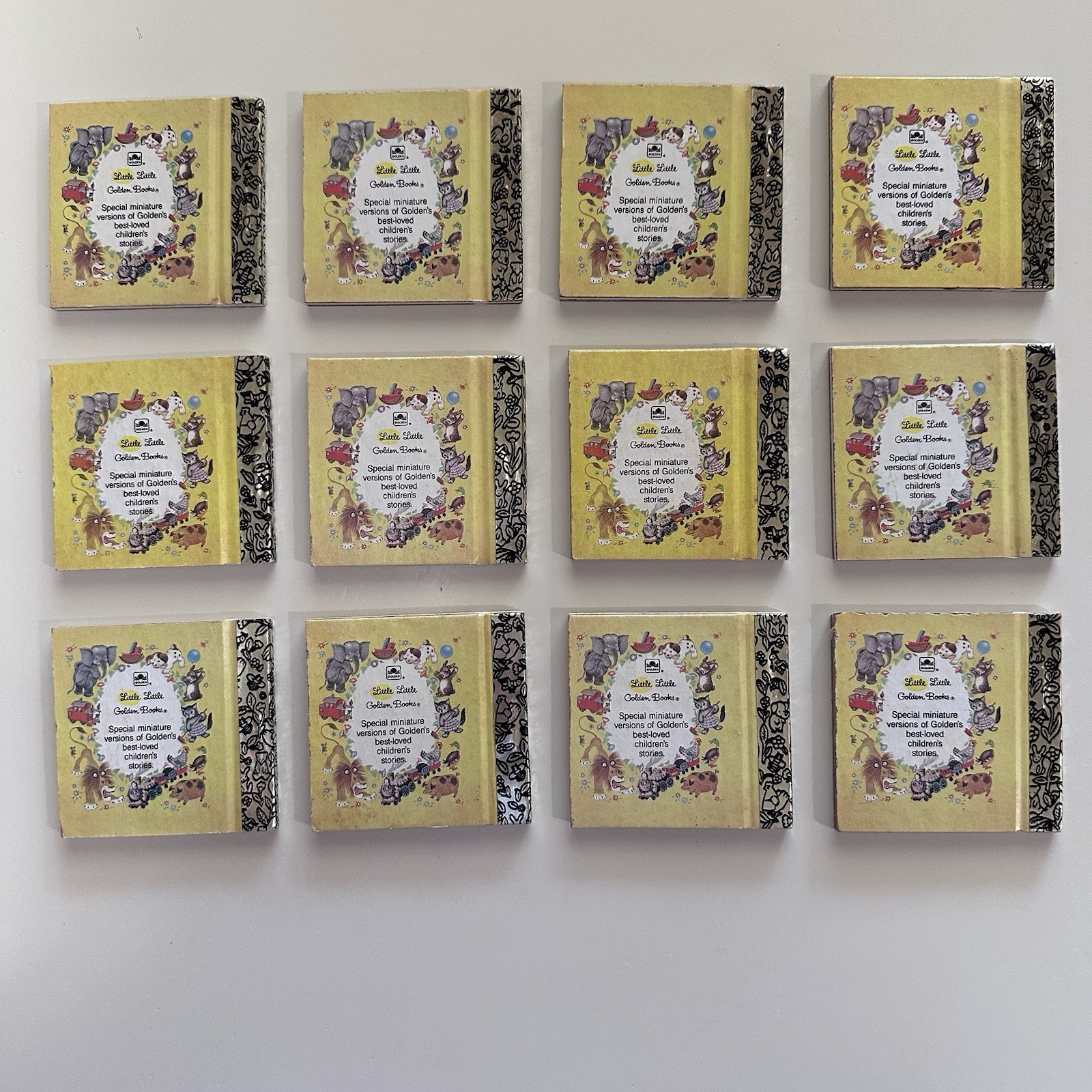 Little Little Golden Mini Books 1 Through 12 Set Vintage 1980s