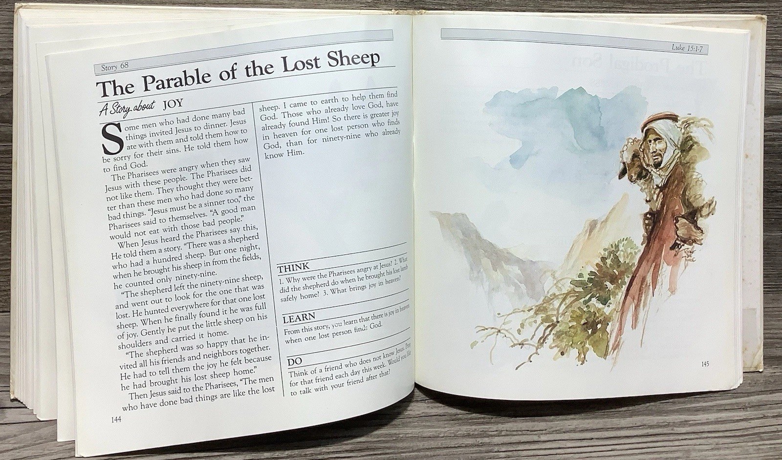 Bible Stories to Live By Book Illustrated V. Gilbert & Ronald A. Beers