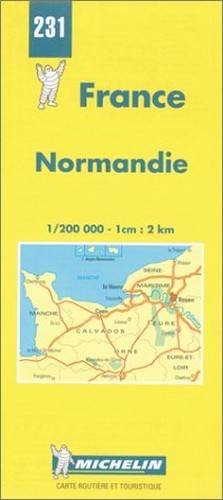 Normandy: No.231 (Michelin Maps) by Michelin Travel Publicatio Sheet map, folded