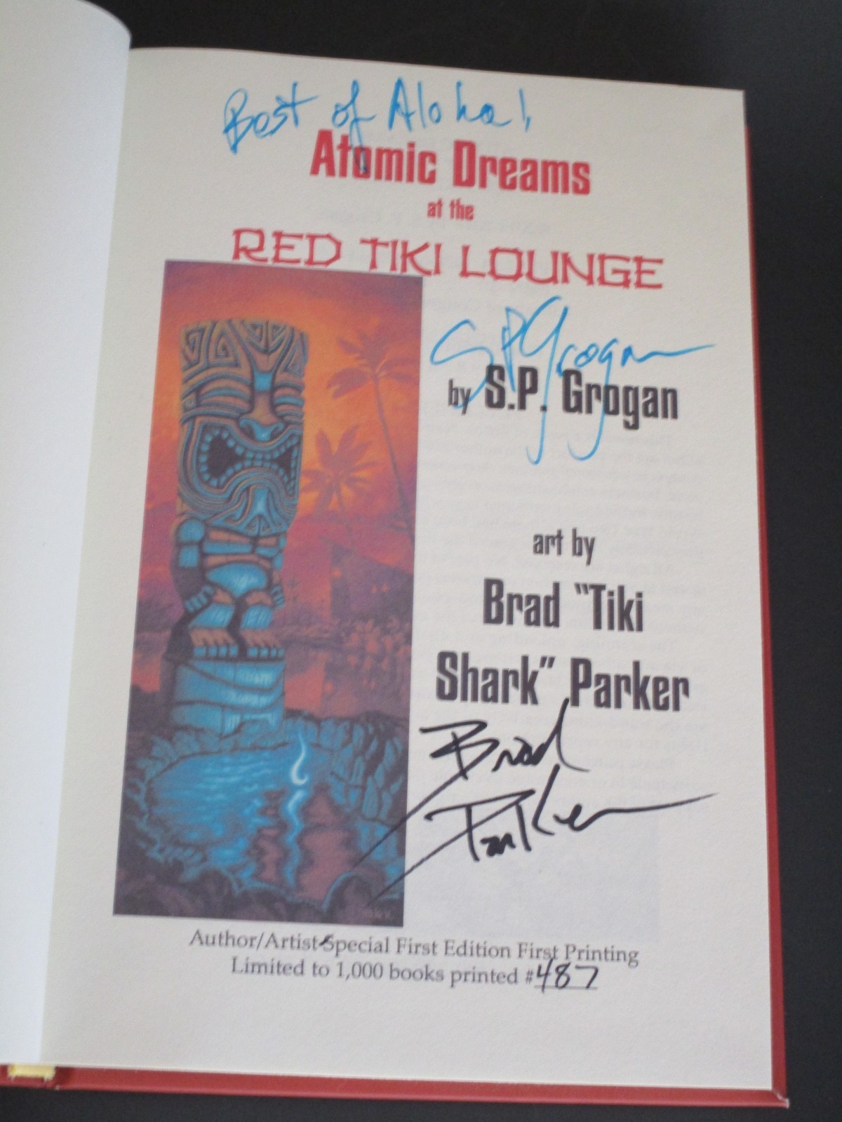 Atomic Dreams at the Red Tiki Lounge by S.P. Grogan. Author/Artist Special #487