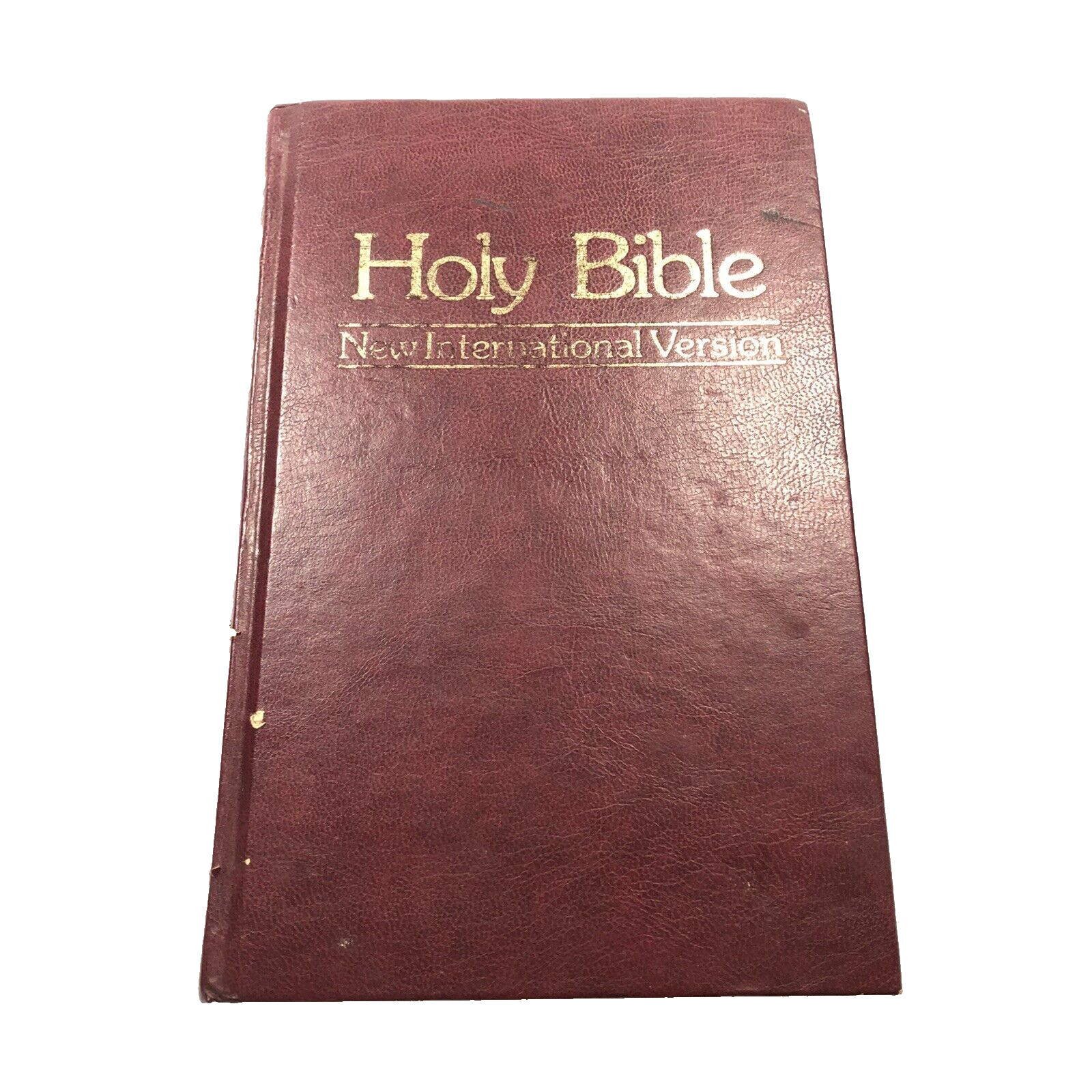 Holy Bible New International Version International Bible Society Red HC GUC