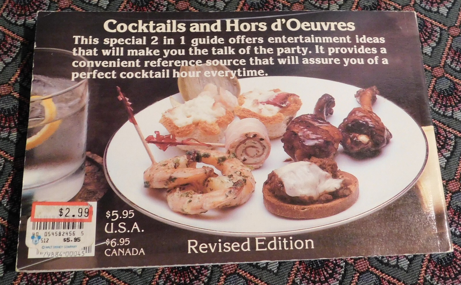 VINTAGE 1978 COCKTAILS AND HORS D’OEUVRES BY NITTY GRITTY COOKBOOKS 88 PAGES