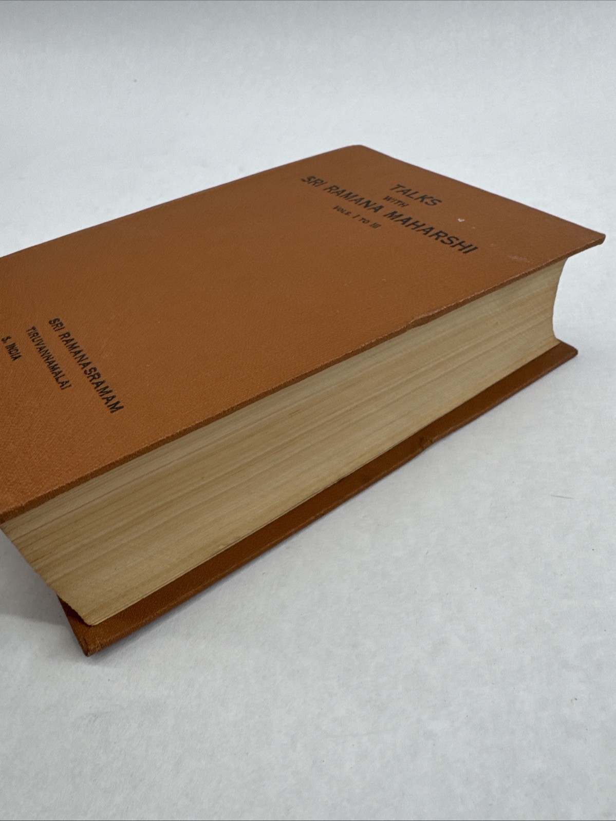 talks with sri ramana maharshi Vol. 1-3 Third Edition 1963 Hardcover