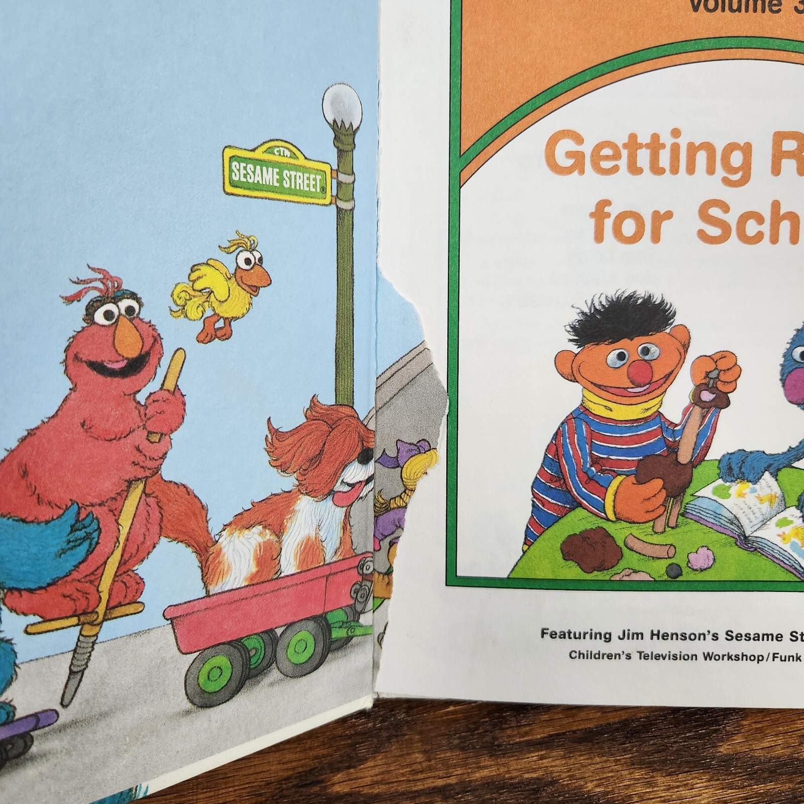 READ Vintage 1989 On My Way With Sesame Street Learning Kids Vol. 1-9 11 12 15