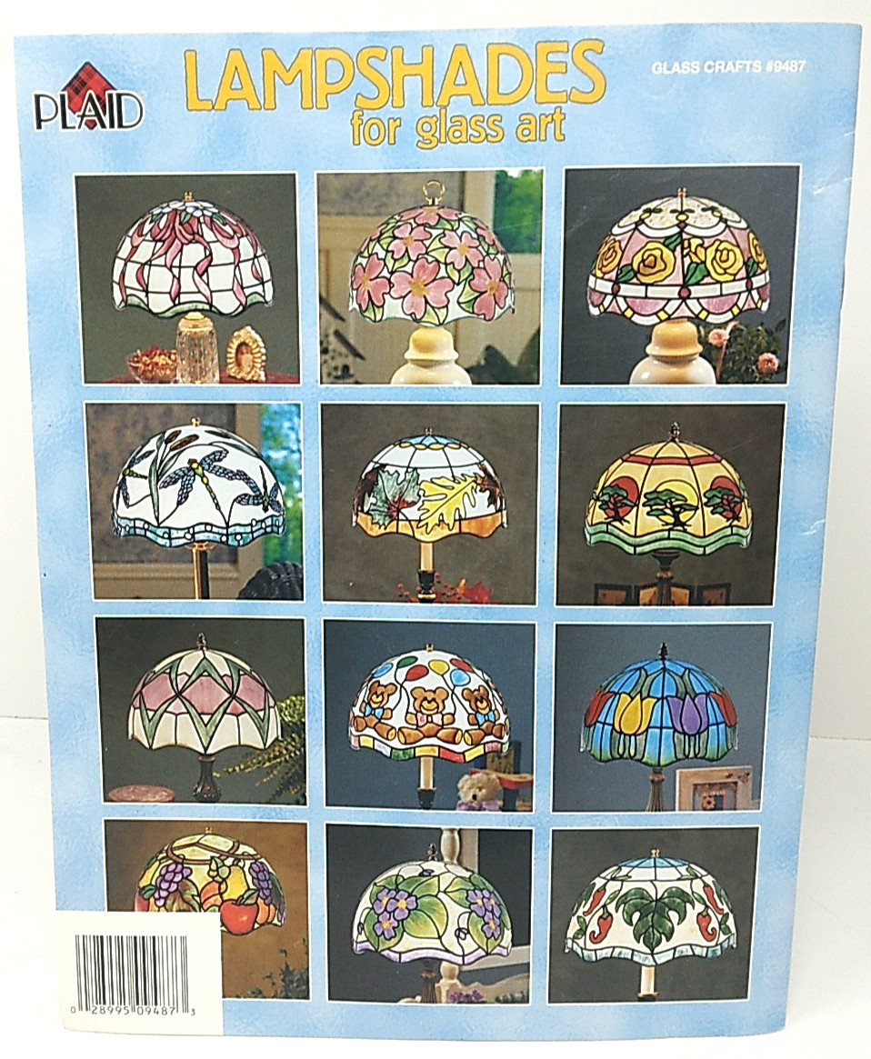 Plaid Gallery Glass Lampshades for Glass Art by Carol Smith 13 Designs