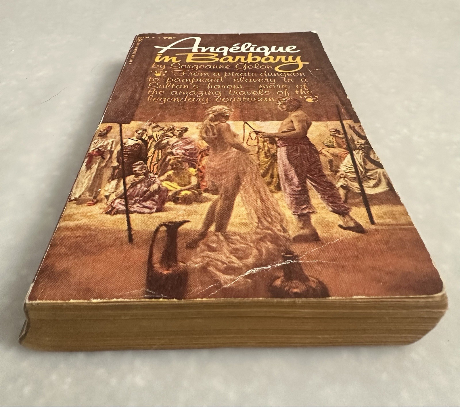 Angelique In Barbary By Sergeanne Golon Vintage 1963 Adventure Romance Bantam PB