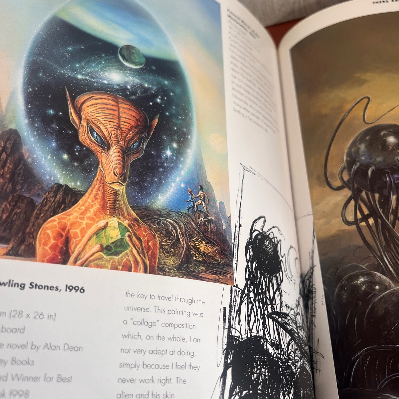 Greetings from Earth The Art of Bob Eggleton Fantasy Sci-Fi Art Book 2000
