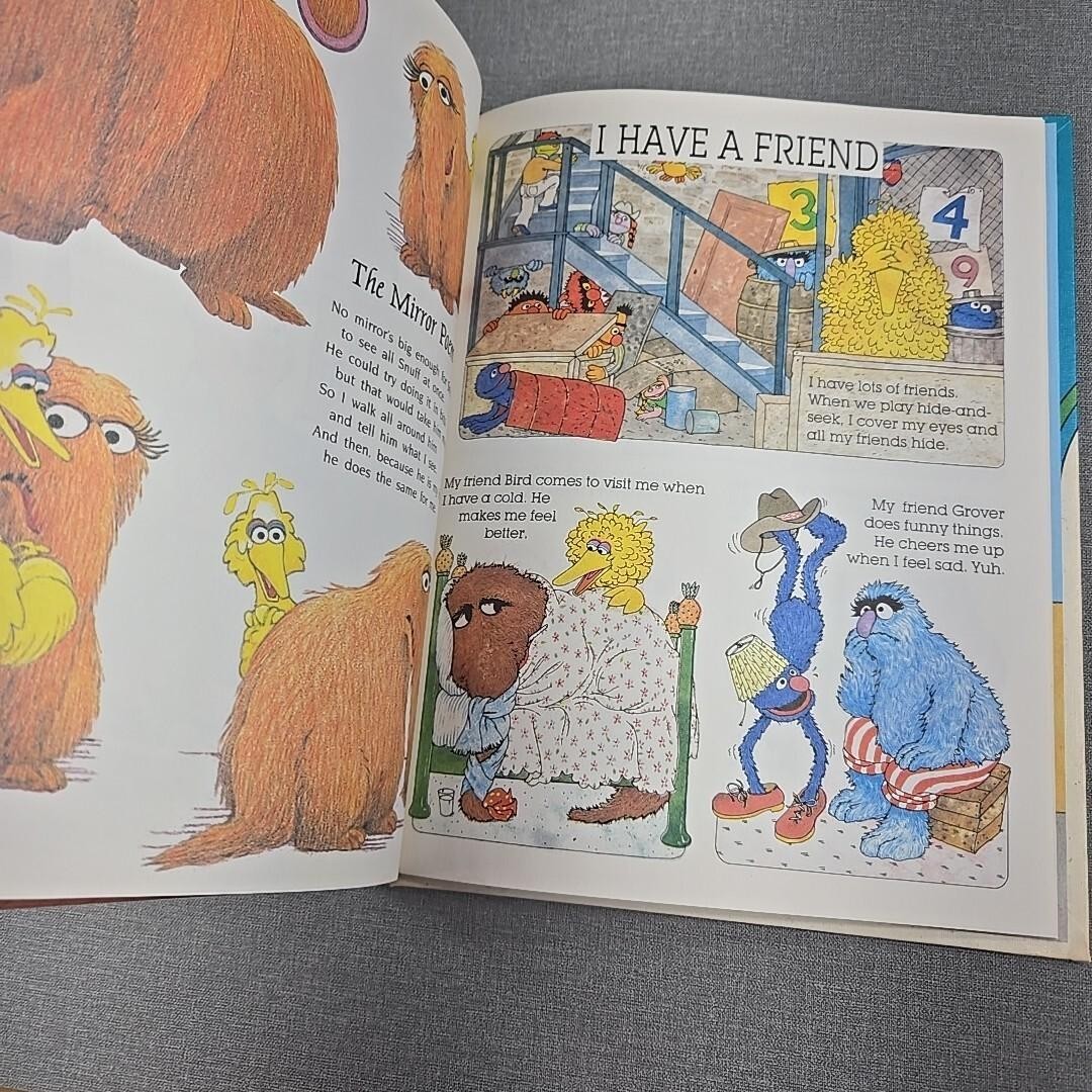 On My Way with Sesame Street Vol 5 All About Me 1989 Hardcover Childrens Book