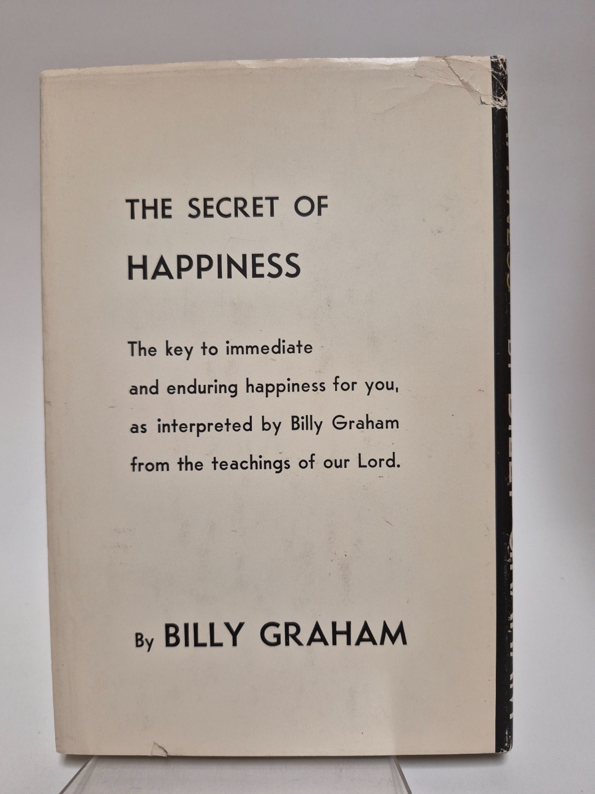 Billy Graham 1955 Secret Of Happiness – Signed