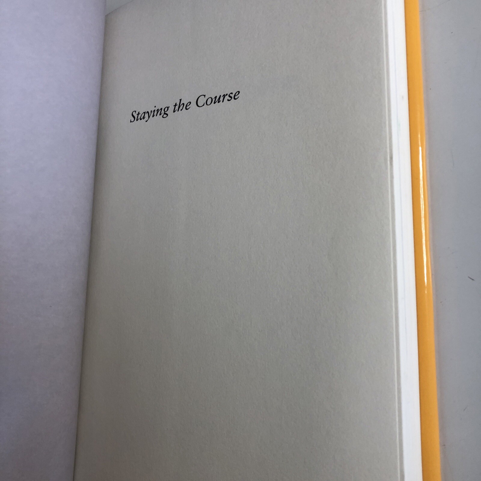 Staying the Course A Runner’s Toughest Race by Dick Beardsley Hardcover Book