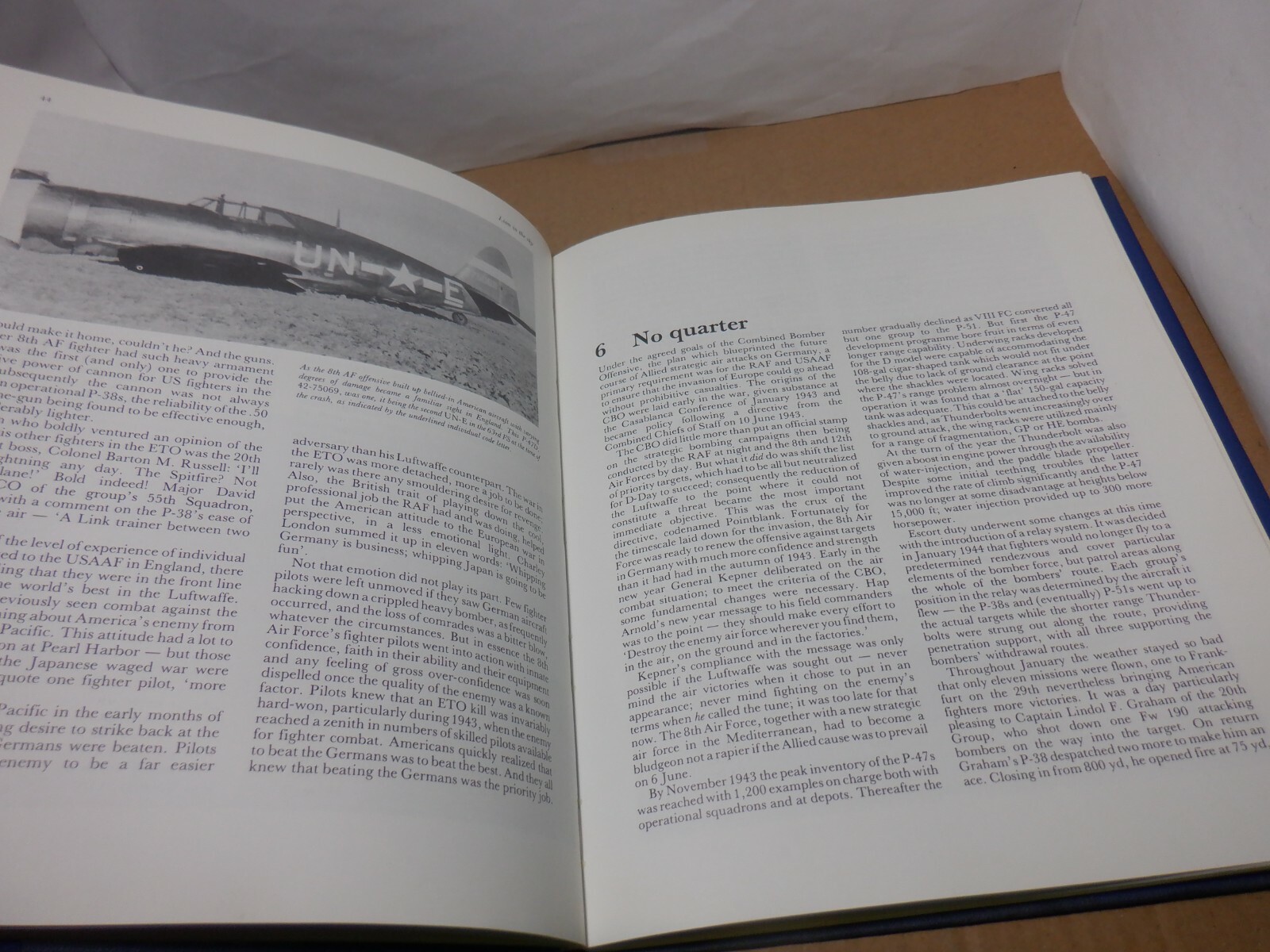 „LION IN THE SKY“ 8TH AIR FORCE OPERATIONS AIRCRAFT FIGHTER PLANE BOOK WWII