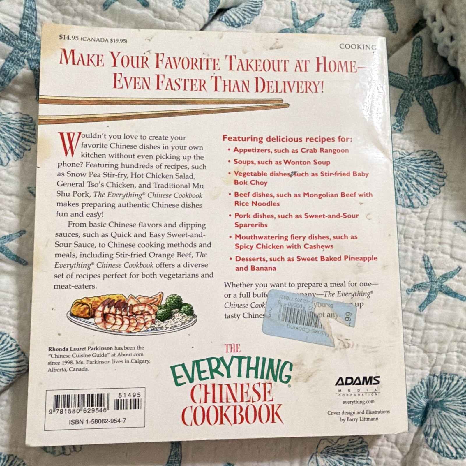 The Everything Chinese Cookbook (Everything) Rhonda L. Parkinson PB Illus 2003