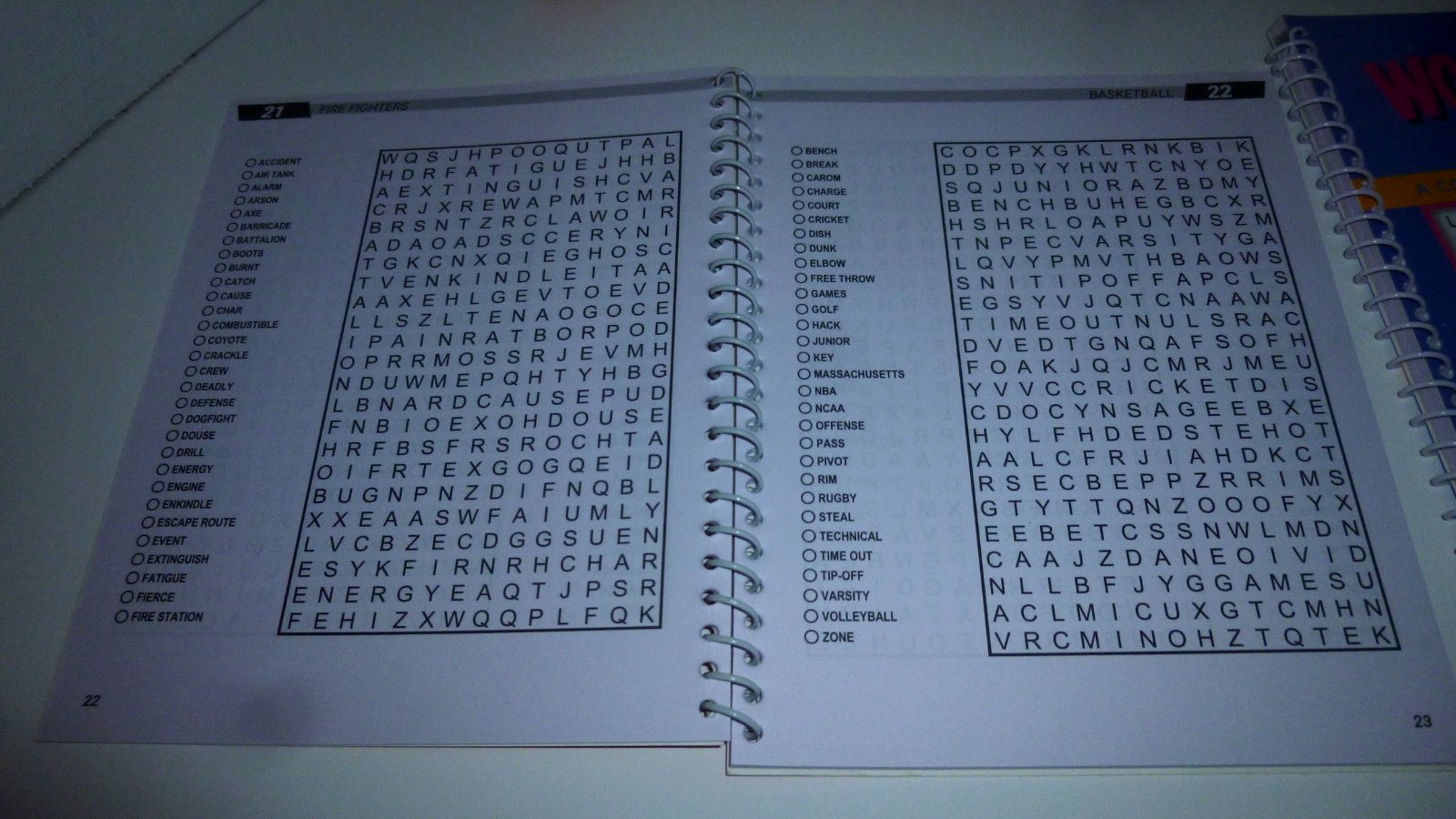 Lot of 4 Vision St. Word Search Puzzle Books – Vol. 3, 4, 5 & 6 – Brand New!!