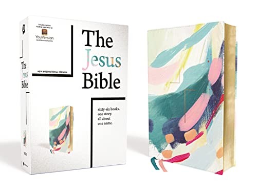 The Jesus Bible Artist Edition, NIV, Leathersoft, Multi-color/Teal, Comfort …