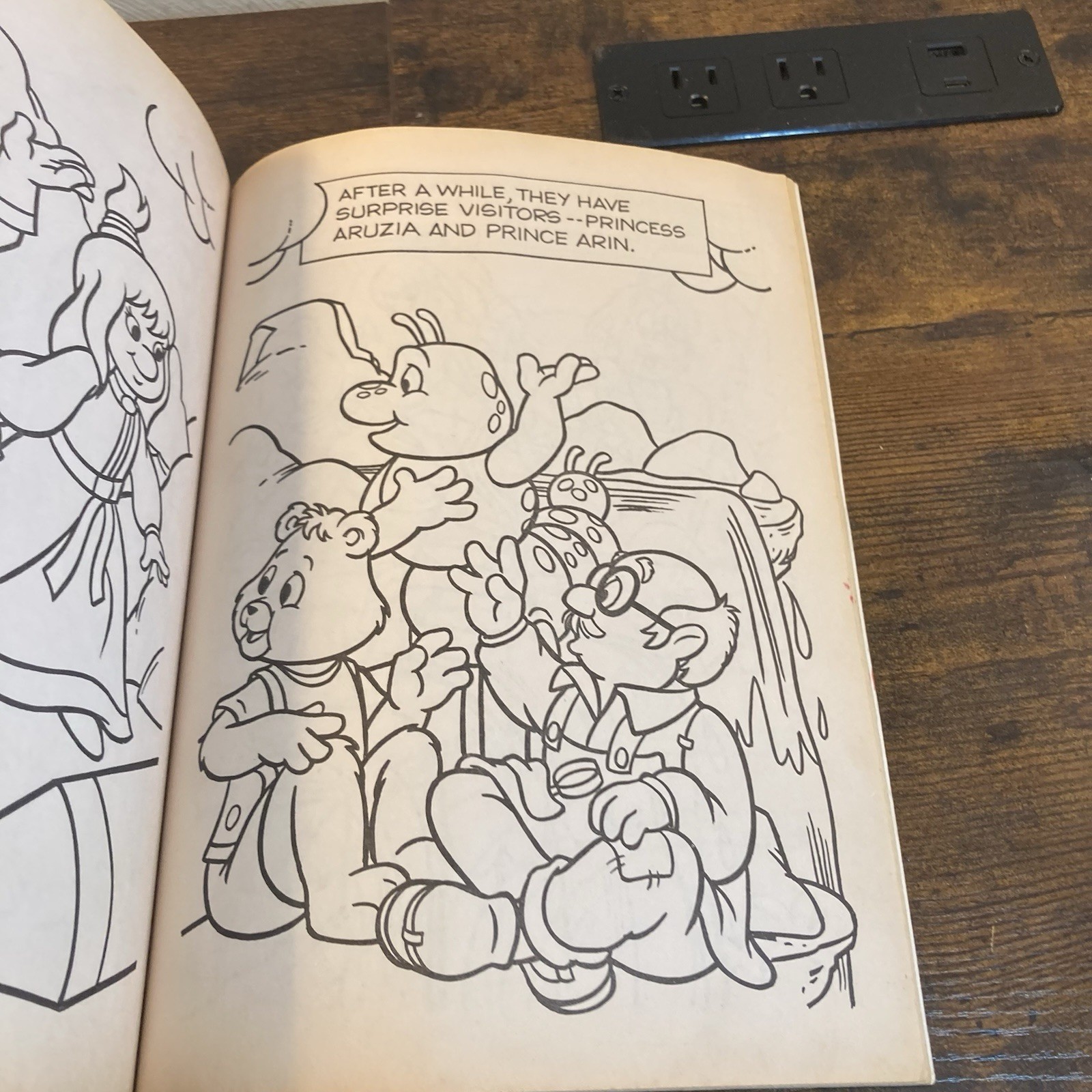 Teddy Ruxpin Coloring Activity Book 108 Clean Pages Golden 1986