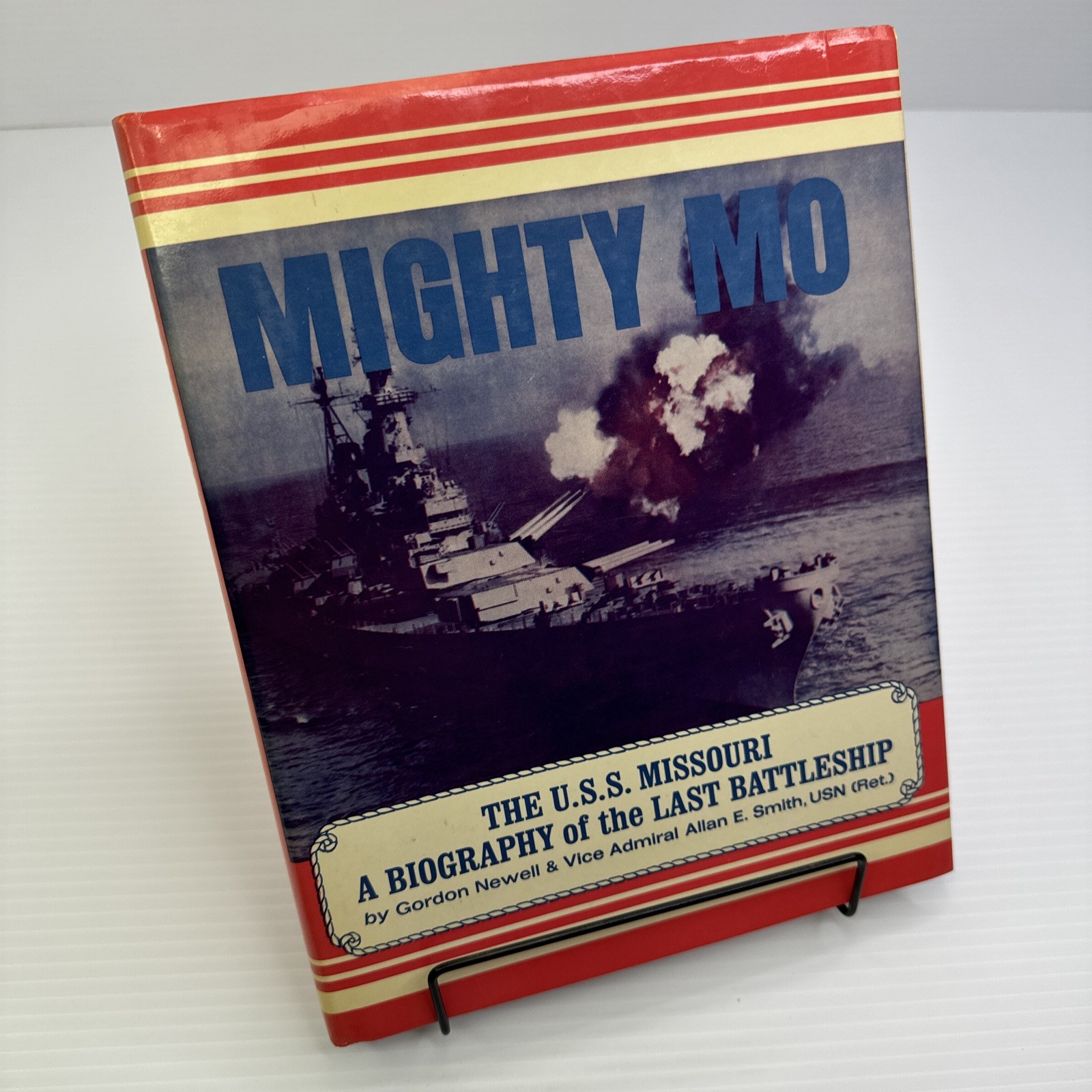 Mighty Mo The USS Missouri Biography of th Last Battleship 1969 HC Gordon Newell