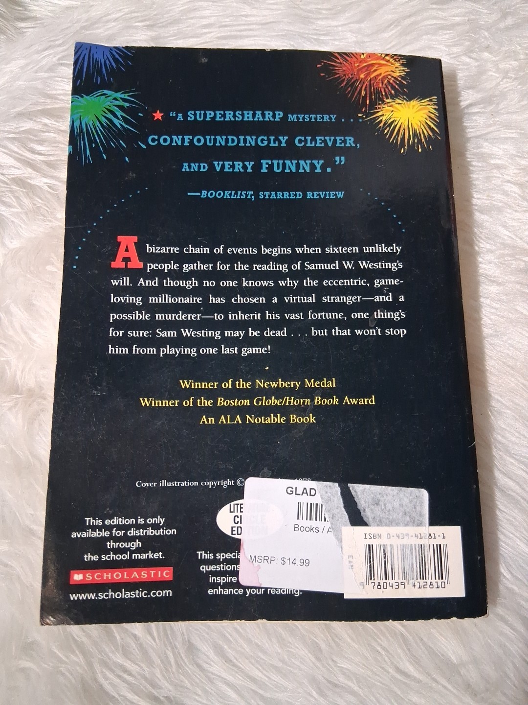 Westing Game by Ellen Raskin (Trade Paperback)
