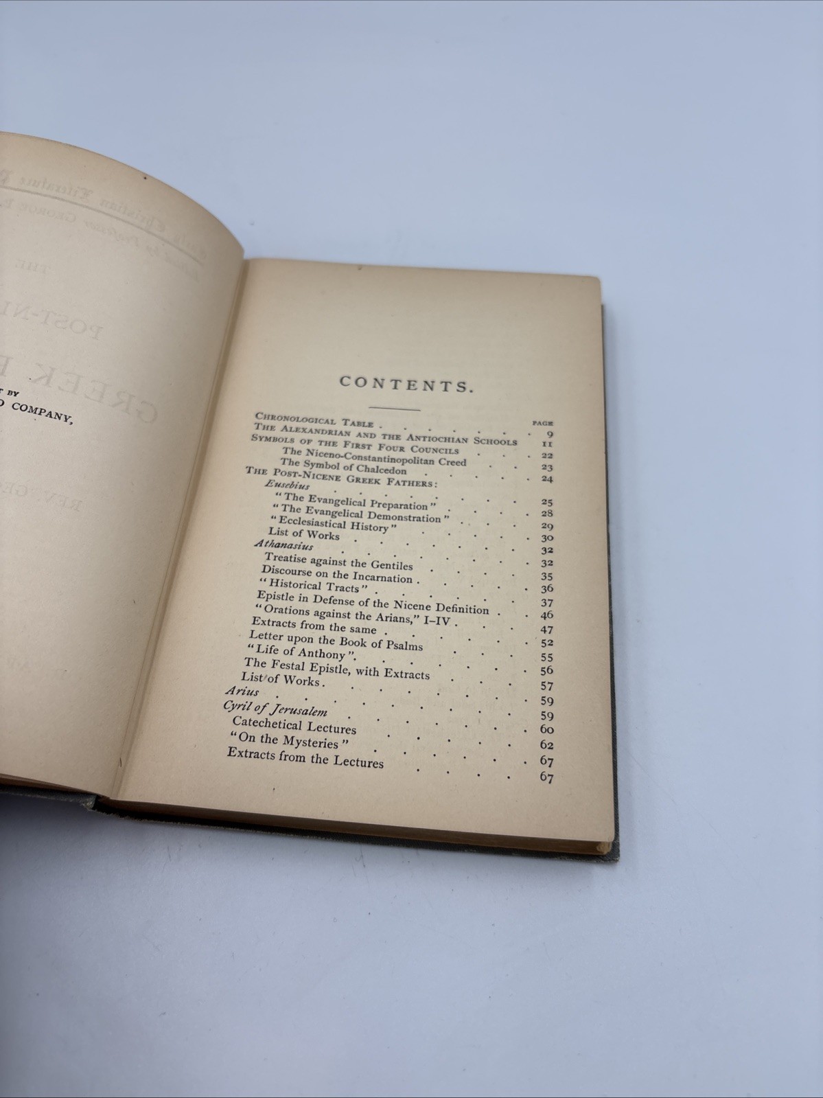 The Post-Nicene Greek Fathers 1883 By George Anson Jackson D. Appleton & Co.