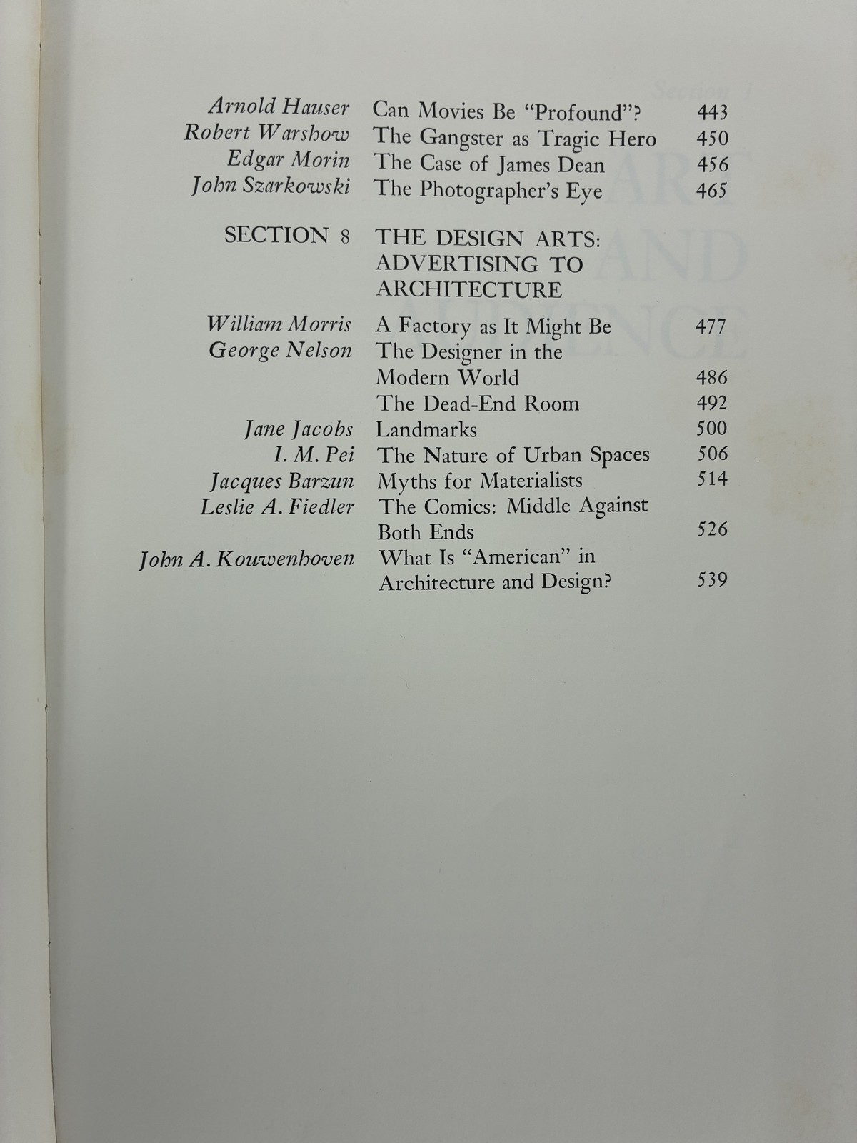 Modern Culture and the Arts James B. Hall Barry Ulanov 1967 McGraw-Hill Vintage