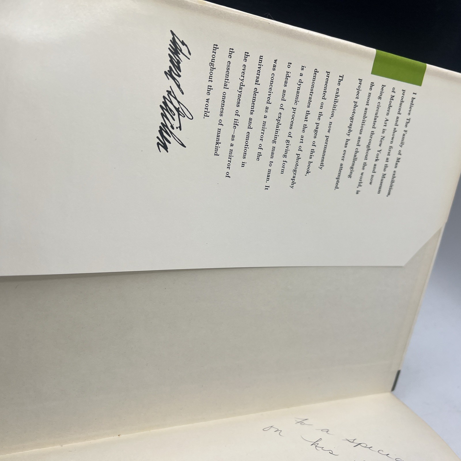 The Family Of Man Edward Steichen first edition HC/DJ Carl Sandburg MOMA