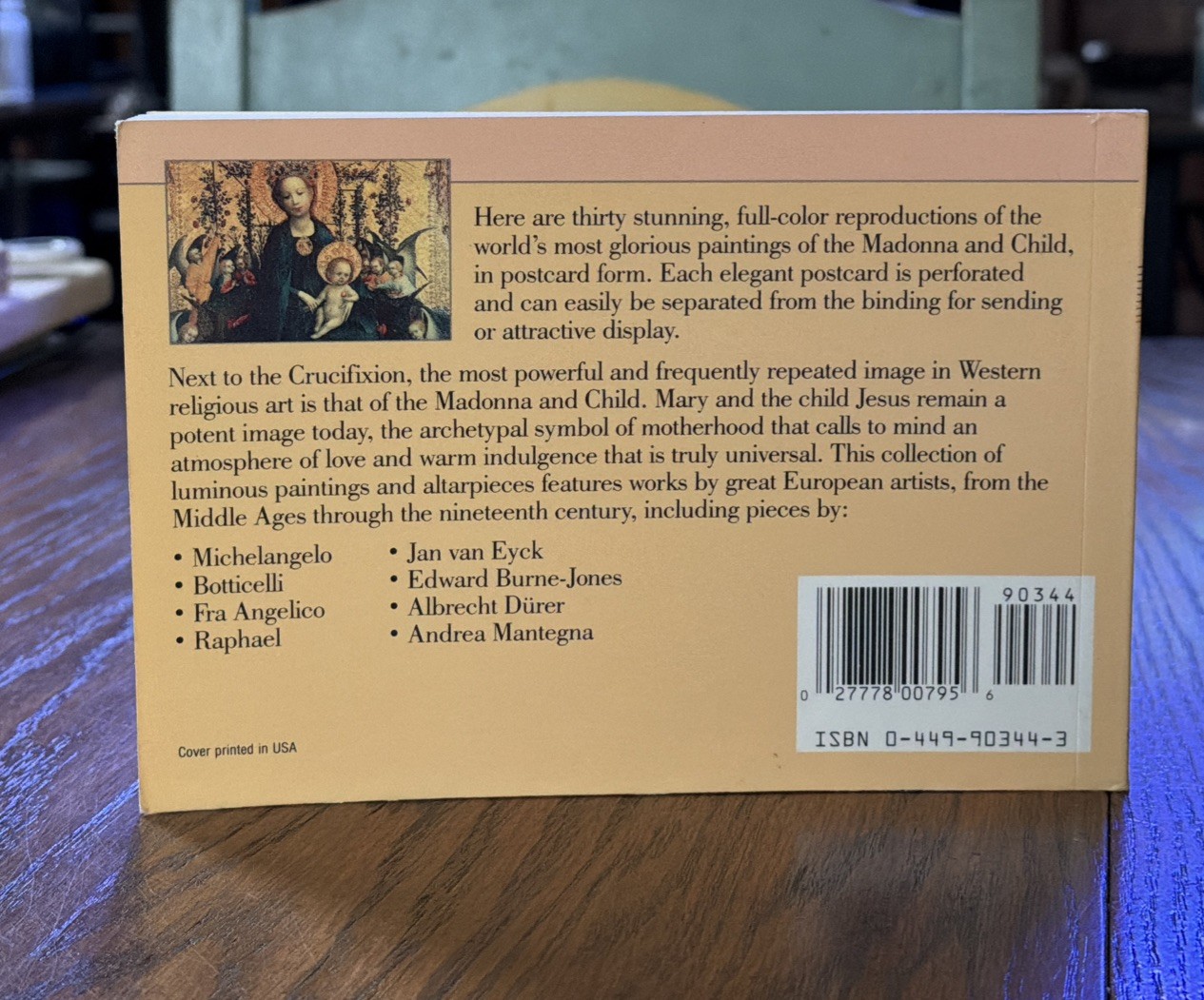 POSTCARD BOOKS: THE MADONNA AND CHILD By Pavilion Books