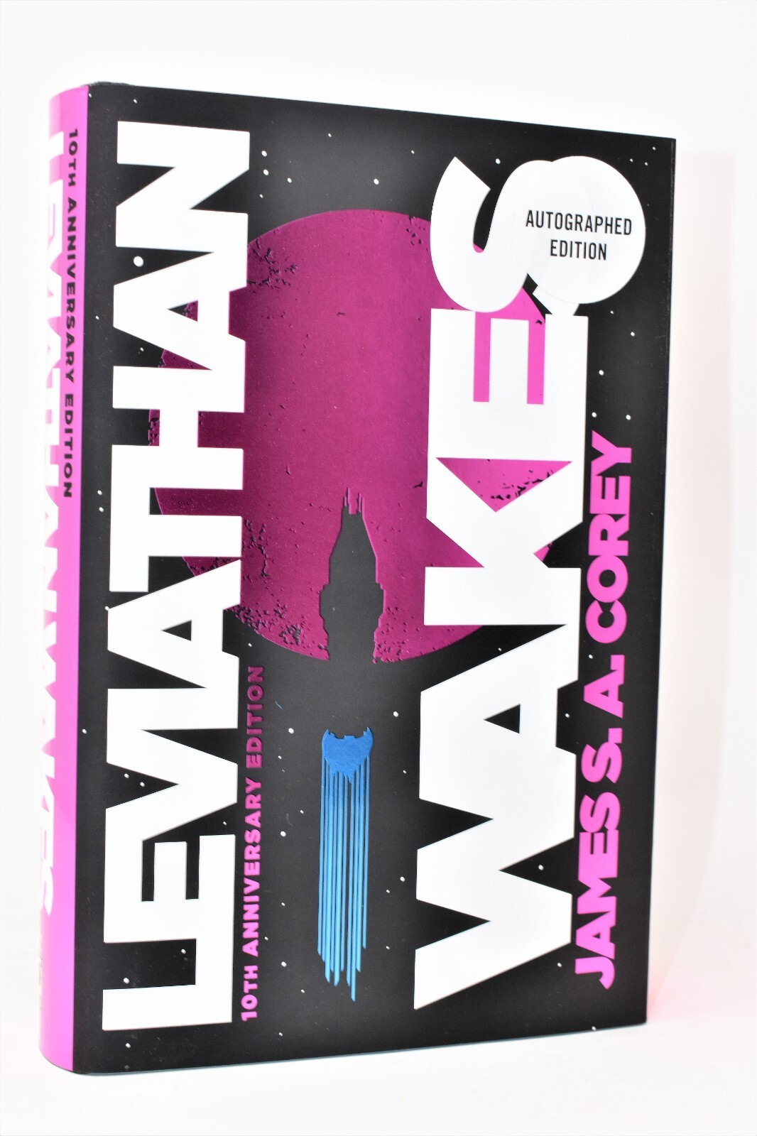 SIGNED Leviathan Wakes 10th Anniversary Hardcover by James S.A. Corey +COA NEW