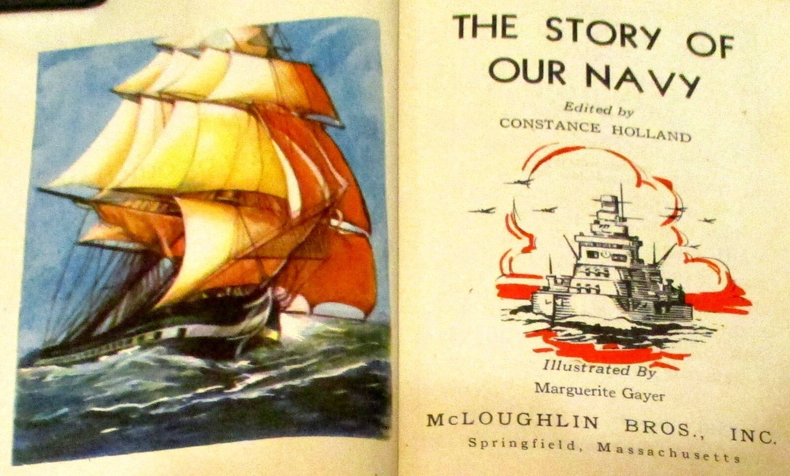 1942 The Story of Our Army & 1942 The Story of Our Navy H/C 56 Pages